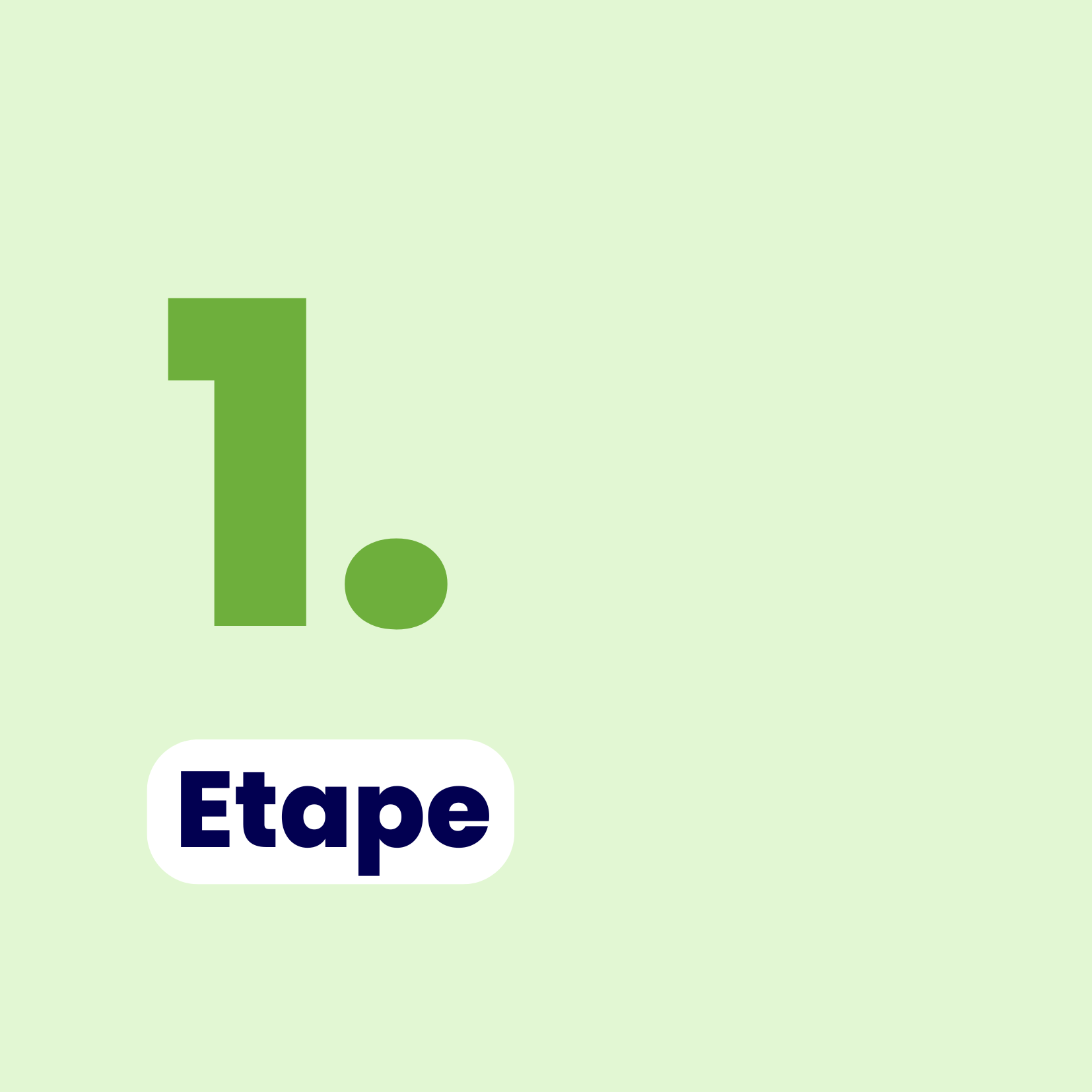 Etape 1